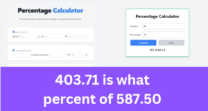 403.71 is what percent of 587.50