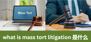 what is mass tort litigation 是什么